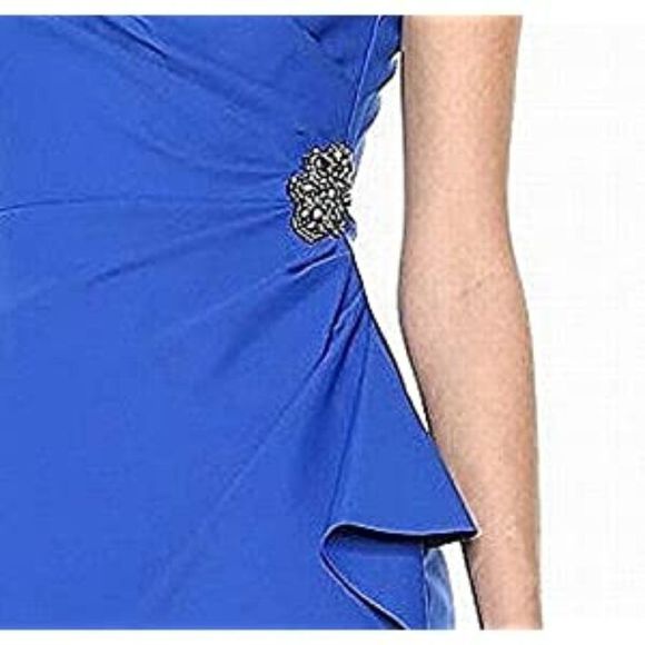 Alex Evenings Women's Slimming Short Ruched Dress - Picture 3 of 3